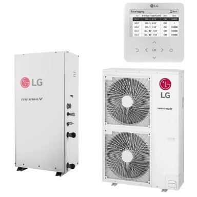 Aukštatemperatūris šilumos siurblys LG Therma V Split HU161HA.U33/HN1610H.NK3 16kW Aukštatemperatūris šilumos siurblys LG Therma V Split HU161HA.U33/HN1610H.NK3 16kW