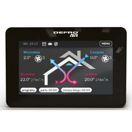 Defro DRX 600 Plus H rekuperatorius 600 m3/val. 3