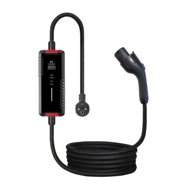 Elektromobilio įkrovimo laidas kinietiškoms mašinoms 220V - GBT (16A, 1 fazė 3,5 kW)