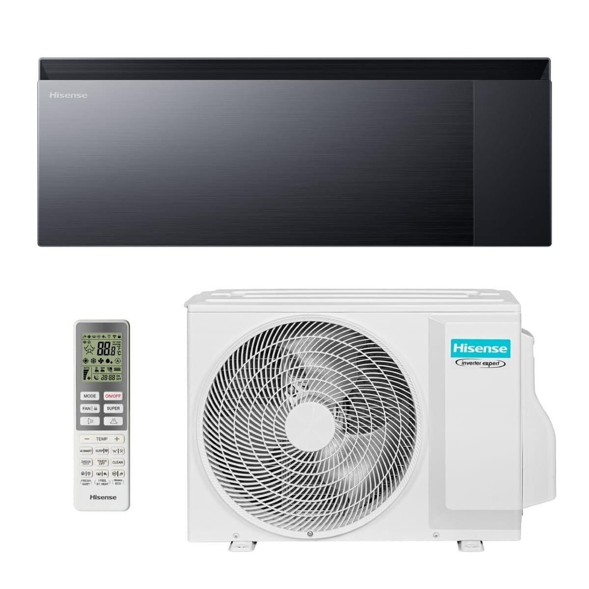 Hisense Air Master QK50WM0BG / AS50FM0EW šilumos siurblys oras-oras 5,0/5,4kW
