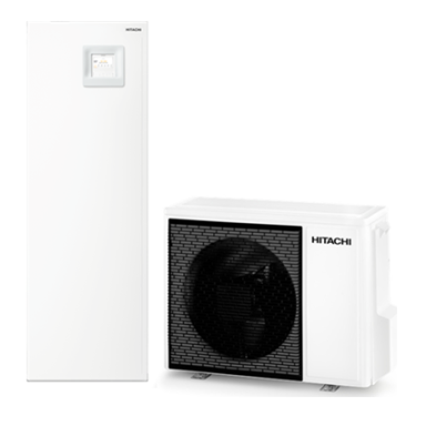 Hitachi Air H2O 600 SCombi HIT-RWD-2.5RW3E-220S / HIT-RAS-2.5WHVRP2E šilumos siurblys oras-vanduo 6kw Hitachi Air H2O 600 SCombi HIT-RWD-2.5RW3E-220S / HIT-RAS-2.5WHVRP2E šilumos siurblys oras-vanduo 6kw