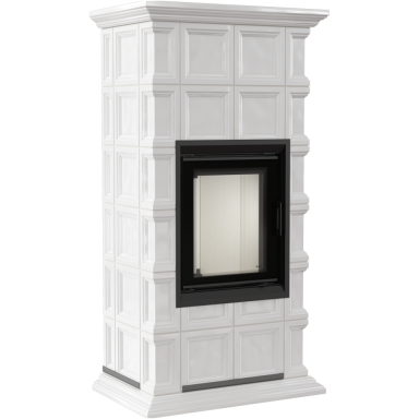 Krosnelė Kratki NADIA8, su baltos spalvos kokliais, 7kW Krosnelė Kratki NADIA8, su baltos spalvos kokliais, 7kW