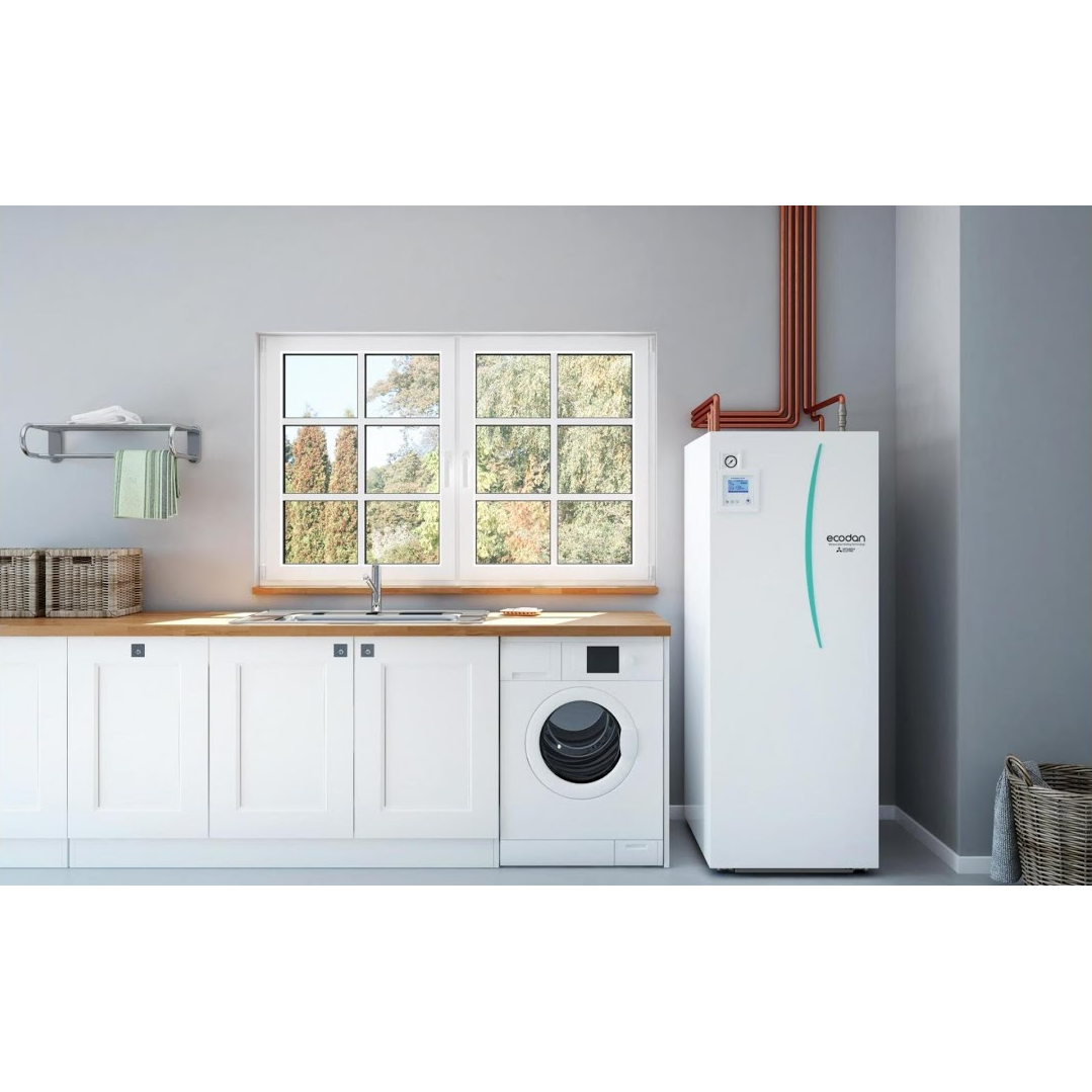 Mitsubishi Electric SUZ-SWM40VA / EHST17D-YM9D šilumos siurblys 4 kW 1 Mitsubishi Electric SUZ-SWM40VA / EHST17D-YM9D šilumos siurblys 4 kW 1