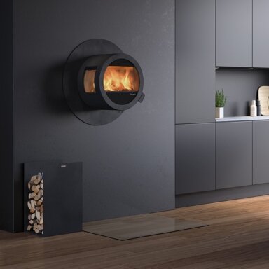 Nordpeis Me Wall plieninė krosnelė su stiklais 5kW