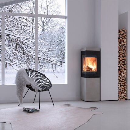 Nordpeis QUADRO COLORADO plieninė krosnelė 6kW 2 Nordpeis QUADRO COLORADO plieninė krosnelė 6kW 2