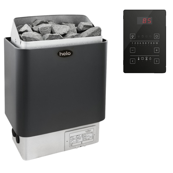 Helo CUP 45 D 4,5 kW, graphite elektrinė pirties krosnelė 1 Helo CUP 45 D 4,5 kW, graphite elektrinė pirties krosnelė 1