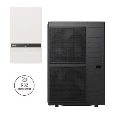 Panasonic Bi-bloc K kartos WH-SDC12K3E8 / WH-UDZ12KE8 12kW oras-vanduo šilumos siurblys Panasonic Bi-bloc K kartos WH-SDC12K3E8 / WH-UDZ12KE8 12kW oras-vanduo šilumos siurblys