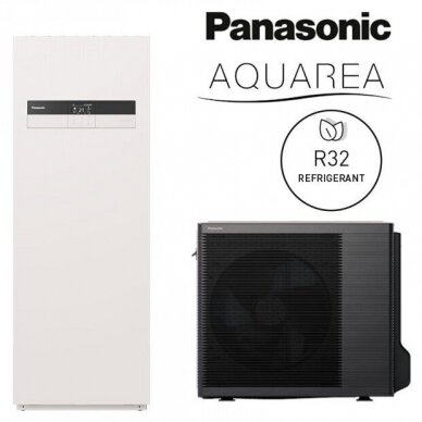 Panasonic Aquarea "Viskas viename" K kartos šilumos siurblys WH-ADC0309K6E5 / WH-UDZ09KE5