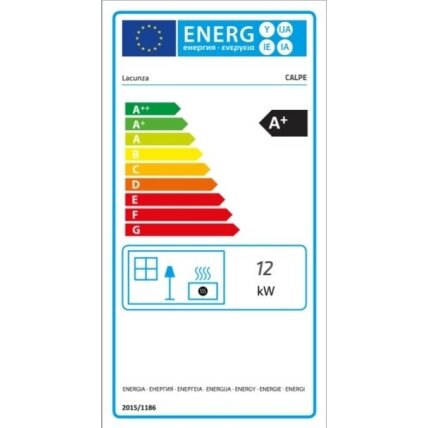 Plieninė krosnelė Lacunza Calpe 12kW 5
