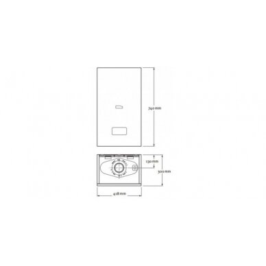 Protherm Gepard 25/30MKV dujinis kondensacinis katilas su monetiniu karšto vandens ruošimu
