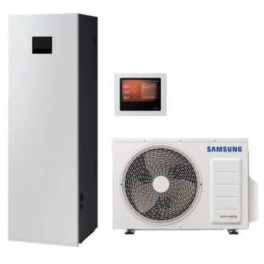 Šilumos siurblys oras/vanduo Samsung Climate Hub AI Home 6,0/6,5kW su talpa Šilumos siurblys oras/vanduo Samsung Climate Hub AI Home 6,0/6,5kW su talpa