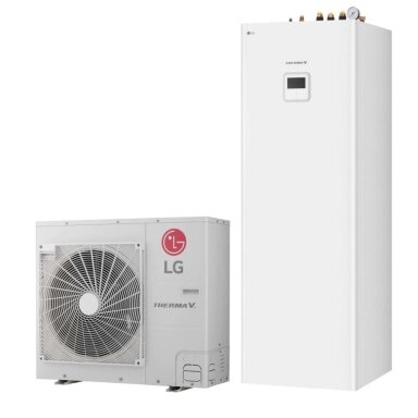 Šilumos siurblys LG Therma V HU091MR/ HN0913T su vandens šildytuvu 9,0kW