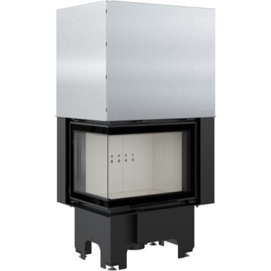 Židinio ugniakuras Kratki VNL 610/430 9kW su kampiniu stiklu
